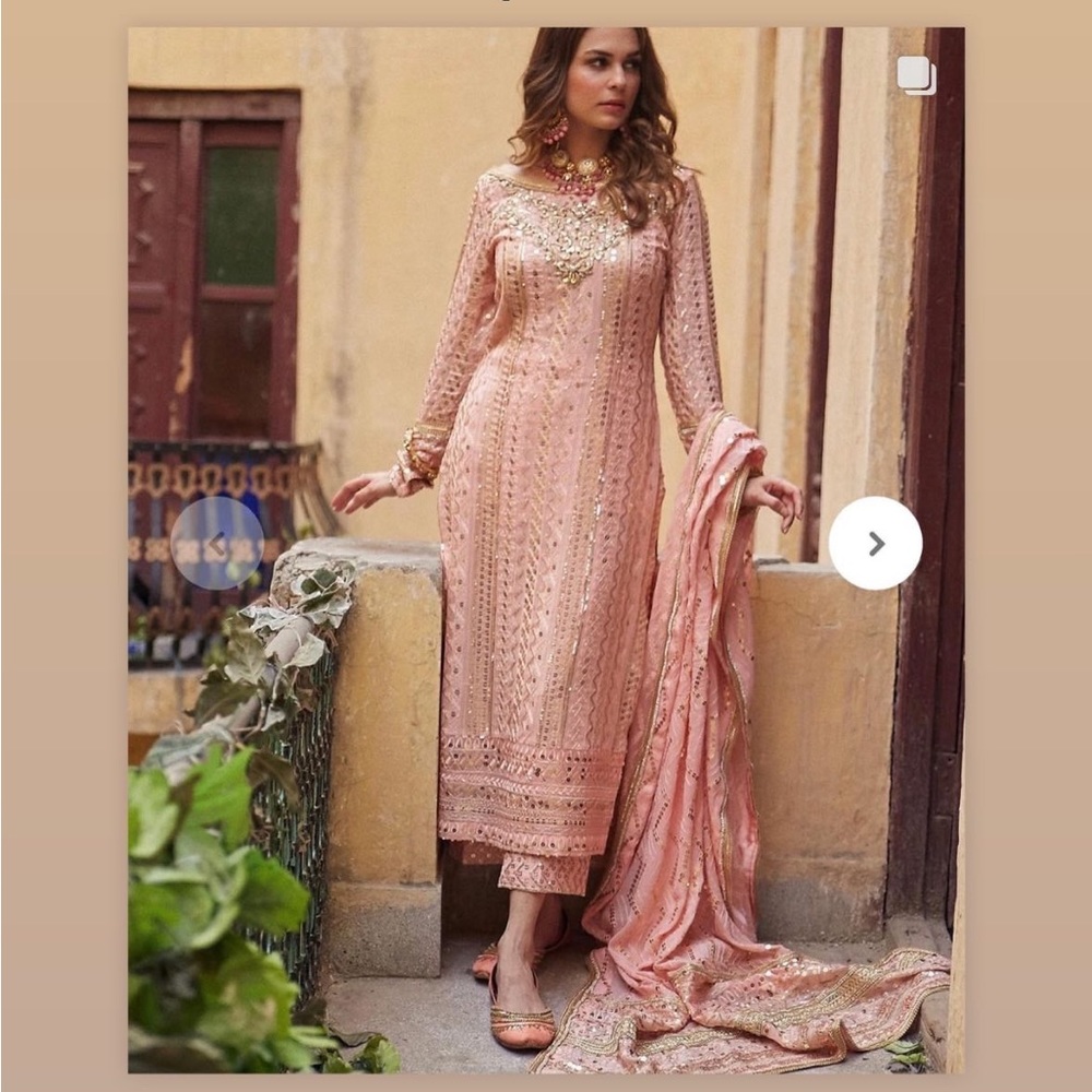 Kanwal Malik 4 piece shirt slip dupatta trouser